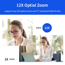 Load image into Gallery viewer, 4K Camera Conference Camera PTZ Video 12x Zoom HDMI USB3.0 IP Live Streaming Camera For Youtube Obs Business Events Teacking