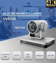 Lade das Bild in den Galerie-Viewer, 4K PTZ-Kamera USB HDMI SDI LAN, unterstützt NDI POE Dante