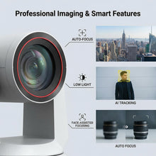 Load image into Gallery viewer, 4K@60fps UHD PTZ Camera, 20X optical Zoom,1/1.8-inch 8.42MP sensor,HDMI, SDI, USB, LAN output, support AI Dynamic Tracking, support PoE+ and NDI HX3
