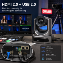 Load image into Gallery viewer, SMTAV AI Tracking 4K 20X UHD Camera, SVX60SH