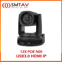 Lade das Bild in den Galerie-Viewer, SMTAV NDI PTZ-Kamera 12x Zoom NDI Live-Streaming-Kamera mit USB3.0 HDMI- und IP-Ausgängen