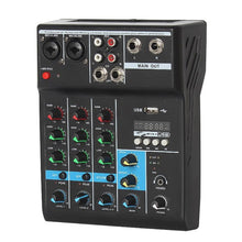 Load image into Gallery viewer, Professional Mixer 4 Channels Bluetooth Sound Mixing Console