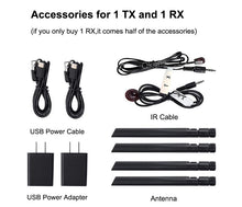 Load image into Gallery viewer, Accessories, 5.8Ghz 200M Wireless Wifi HDMI Extender Video Transmitter Receiver 1 To 4 1080P Screen Share Switch for PS4 Camera PC To TV