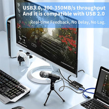 Load image into Gallery viewer, Accessories, Capture Card, 4K Video Capture Card USB 3.0 1080P 60fps HDMI Audio Video Capture Device Portable Video Converter