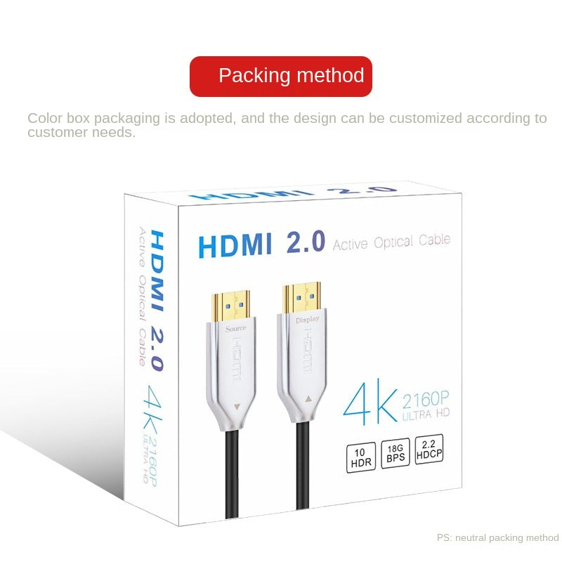 Câble HDMI 2.0 - 4K 60 Hz - HARC - sur Fibre Optique