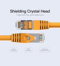 Lade das Bild in den Galerie-Viewer, Ethernet-Kabel RJ45 Cat 6A LAN-Kabel UTP RJ 45 Netzwerkkabel für Cat6 Cat6a kompatibles Patchkabel