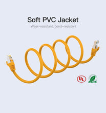 Lade das Bild in den Galerie-Viewer, Ethernet-Kabel RJ45 Cat 6A LAN-Kabel UTP RJ 45 Netzwerkkabel für Cat6 Cat6a kompatibles Patchkabel