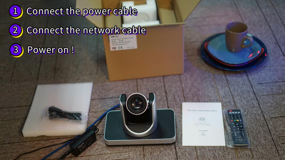 How to configure the network of SMTAV network camera?
