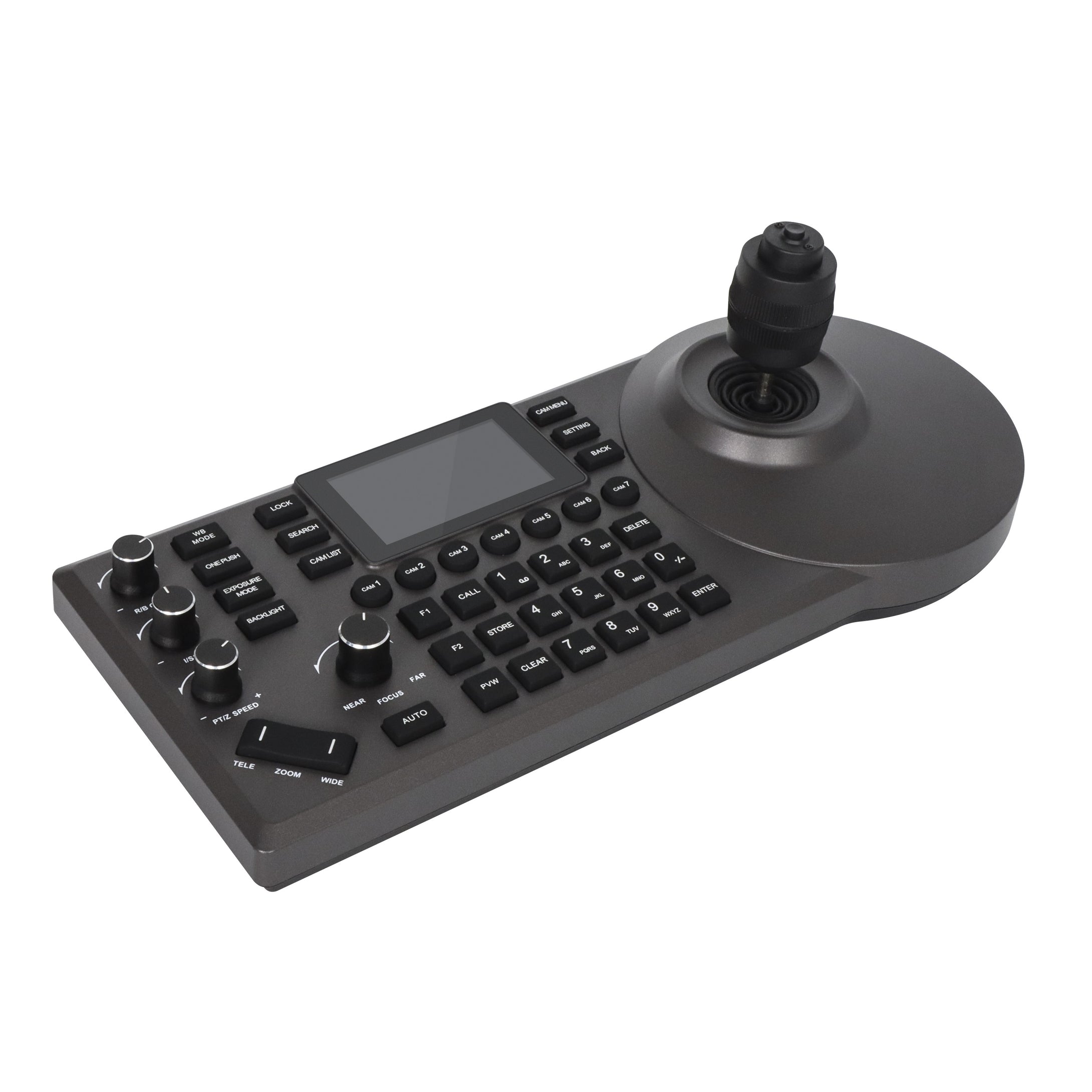 PTZ Controller, IP Based Multi -function PTZ camera control keyboard