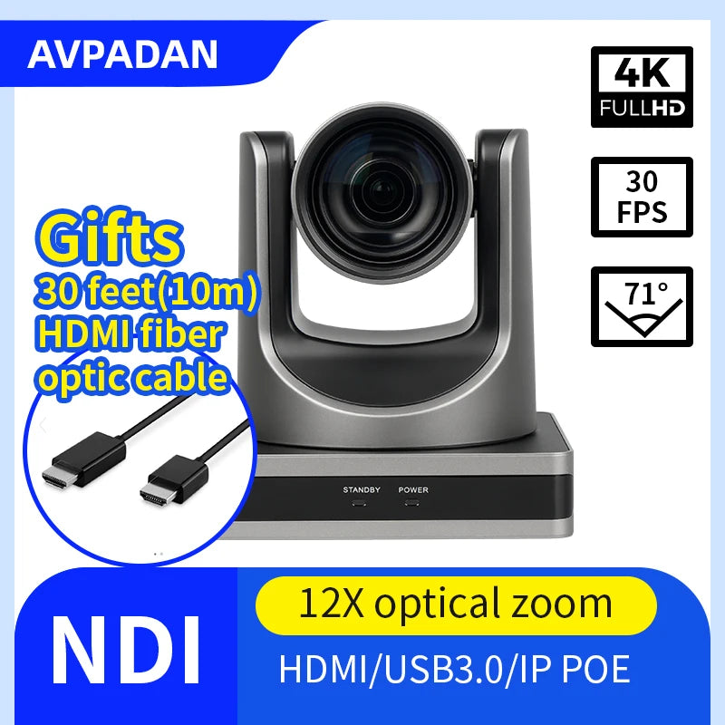 Virtual Camera Obs Ip Stream 4K Camera Conference Camera PTZ Video