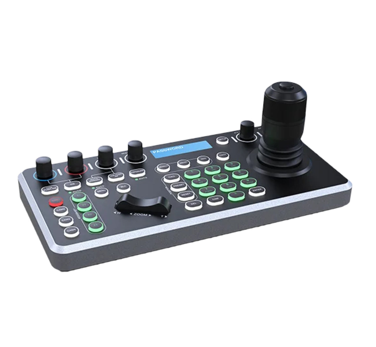 PTZ Controller, IP Based PTZ Camera Joystick Controller, support VISCA, ONVIF, PELCO protocols