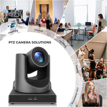 Load image into Gallery viewer, SMTAV AI Auto Tracking PTZ Camera - 20X Optical + 16X Digital Zoom, High-Speed PTZ, 3G-SDI + HDMi+USB3.0 Output, Local Record Support,PoE Support(G03684)
