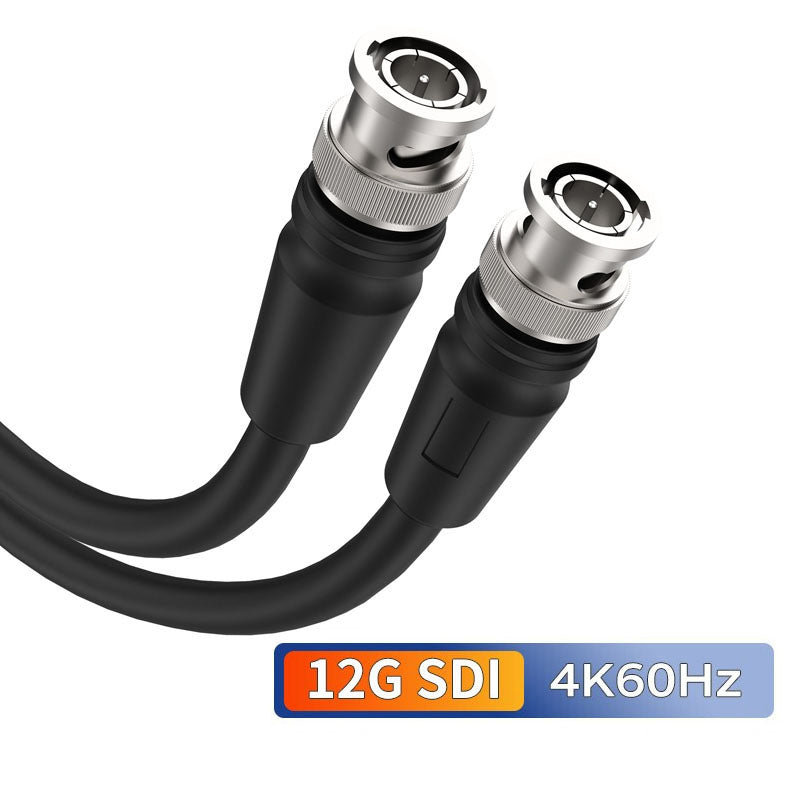 12G-SDI Cable BNC to BNC Male 75-5 Coaxial Monitor Camera Video Cable 3G 1080P 12G 4K 60Hz