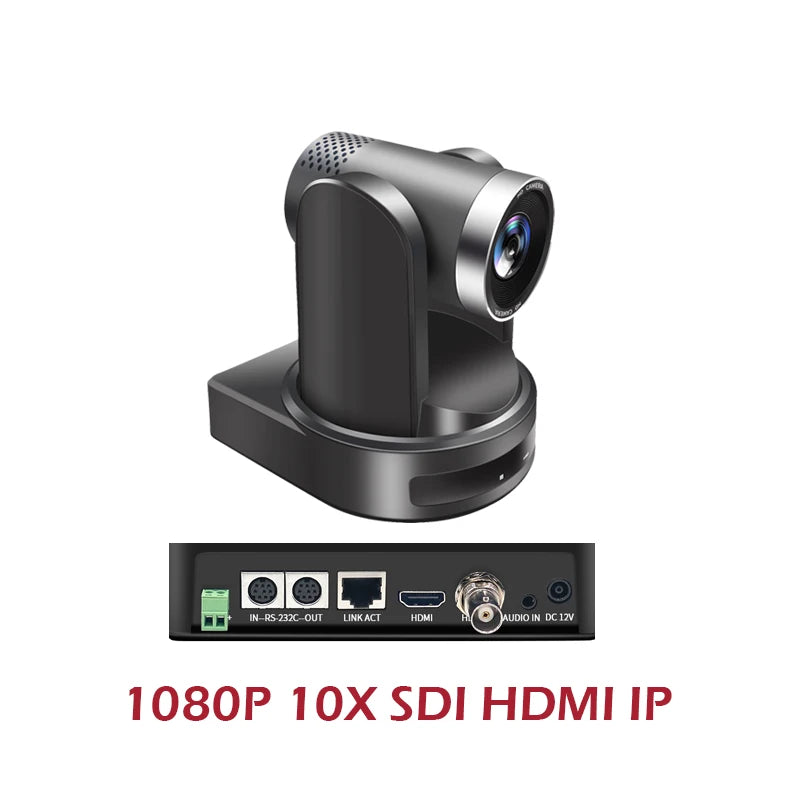 SMTAV 1080P 4K SDI PTZ Camera 10X 12X 20X Zoom HDMI IP Live Streaming Camera Support POE Conference Camera for Church Meeting