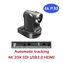Load image into Gallery viewer, SMTAV 1080P 4K SDI PTZ Camera 10X 12X 20X Zoom HDMI IP Live Streaming Camera Support POE Conference Camera for Church Meeting
