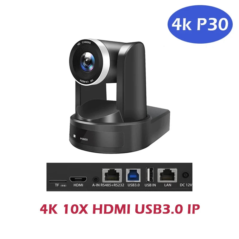 SMTAV 4K 10X/12X/20X Conference Camera SDI USB PTZ Camera HDMI IP Live Streaming Camera Support POE for Church Business Meeting