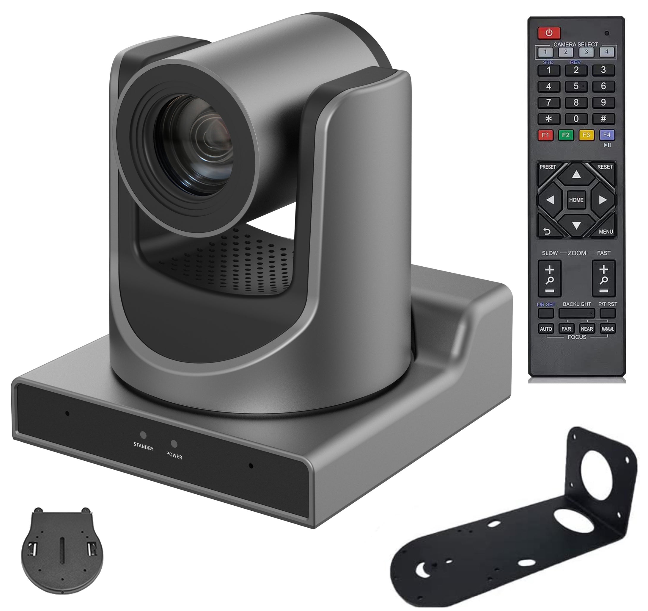 SMTAV AI Auto Tracking PTZ Camera - 20X Optical + 16X Digital Zoom, High-Speed PTZ, 3G-SDI + HDMi+USB3.0 Output, Local Record Support,PoE Support(G03684)