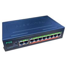 Load image into Gallery viewer, PoE Switch,10-Port 10/100/1000Mbps Unmanaged PoE Switch (8-Port PoE)
