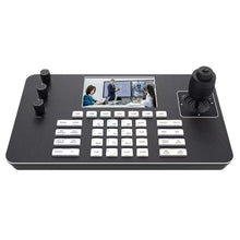 Load image into Gallery viewer, PTZ Controller,4D Joystick VISCA, ONVIF, PELCO PTZ Controller with 5 inch LCD support POE
