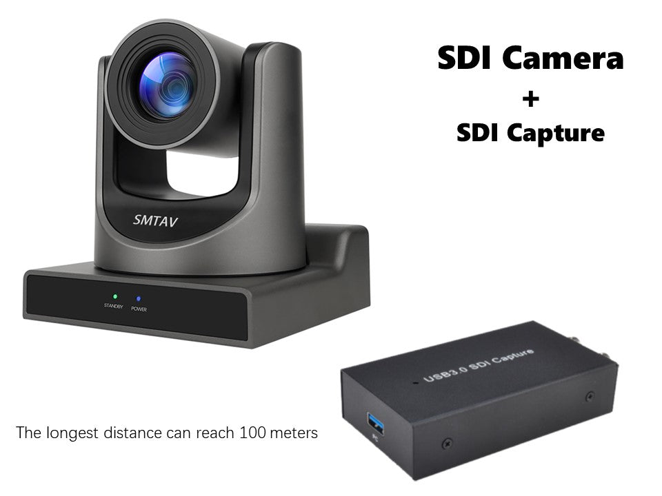 Live Solution Kit, 20X Optical Zoom SDI Camera and USB3.0 SDI Capture