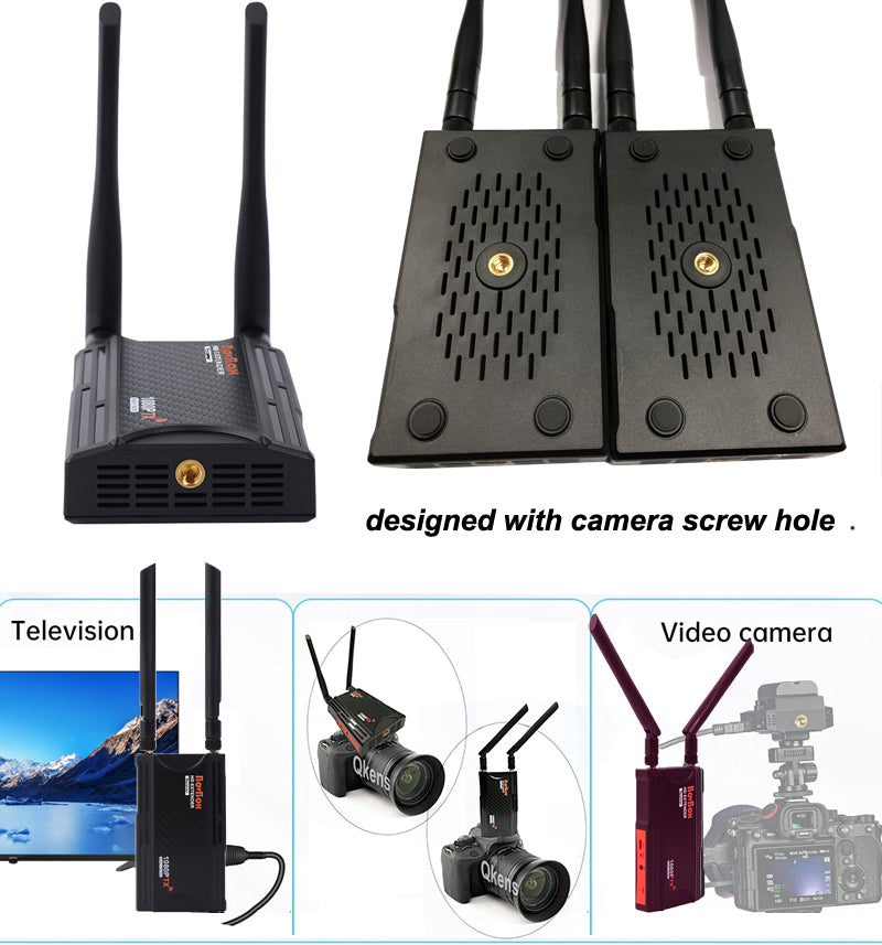 Wireless Wifi HDMI Extender Transmitter Receiver Transceiver DVD Camera PC  To TV
