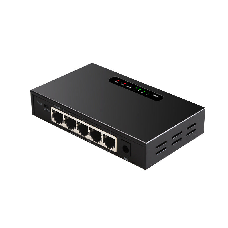 PoE Switch,5-Port 10/100/1000Mbps Unmanaged PoE Switch (4-Port PoE)
