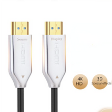 Load image into Gallery viewer, HDMI Optical Cable, Compatible with HDMI 2.0, Support 4K 60Hz HDR, 18GBPS for Camera HDTV Projector PS4
