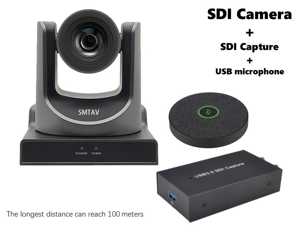 Live Solution Kit, 20X Optical Zoom SDI Camera and USB3.0 SDI Capture and 4