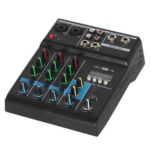 Load image into Gallery viewer, Professional Mixer 4 Channels Bluetooth Sound Mixing Console
