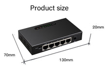 Load image into Gallery viewer, PoE Switch,5-Port 10/100/1000Mbps Unmanaged PoE Switch (4-Port PoE)
