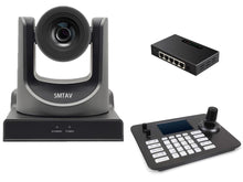 Load image into Gallery viewer, Live Solution Kit, One 20X Optical Zoom NDI Camera and One Joystick controller and One PoE Switch
