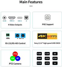 Load image into Gallery viewer, Video Conference Camera,4K UHD Camera, BA12UHD
