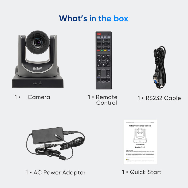 SMTAV HD30, 30x Optical+8X Digital Zoom,high-Speed PTZ,3G-SDI+HDMI+IP Output