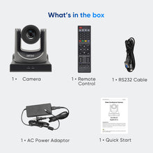 Load image into Gallery viewer, SMTAV 30x Optical + 8X Digital Zoom,high-Speed PTZ,3G-SDI, HDMI Output,H.265 Support Video Conference Cameras
