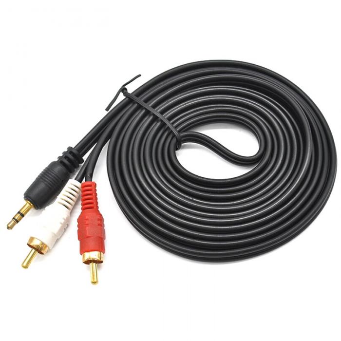 Audio Cable, 3.5mm to 2 RCA cable