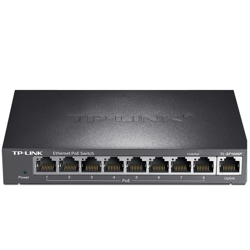 PoE Switch,9 Port 10/100Mbps Fast PoE switch Power Over Ethernet IEEE802.3af Wireless AP For IP Camera (TL-SF1009P)