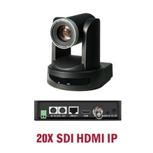 Load image into Gallery viewer, Super preferential PTZ camera, 10X 12X 20X zoom, HDMI SDI USB and IP streaming output, for churches, schools, video conferences and live streaming.
