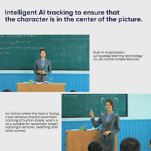 Load image into Gallery viewer, AI Auto Tracking PTZ Camera,4KP60 UHD Camera, 12X Optics zoom,  Support NDI|HX2 Support PoE
