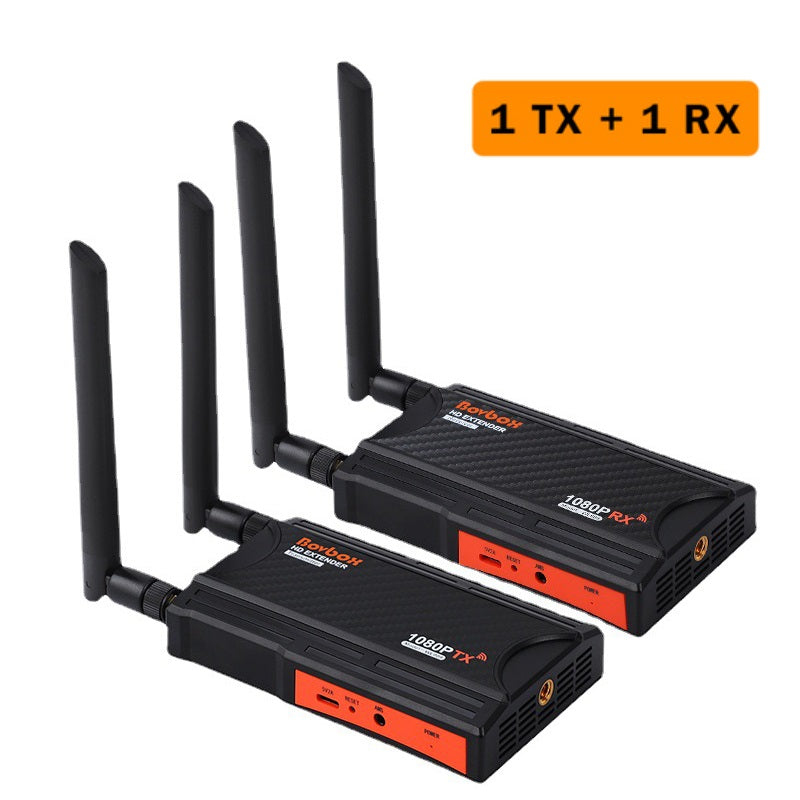5.8Ghz 200M Wireless Wifi HDMI Extender Video Transmitter Receiver 1 To 4 1080P Screen Share Switch for PS4 Camera PC To TV